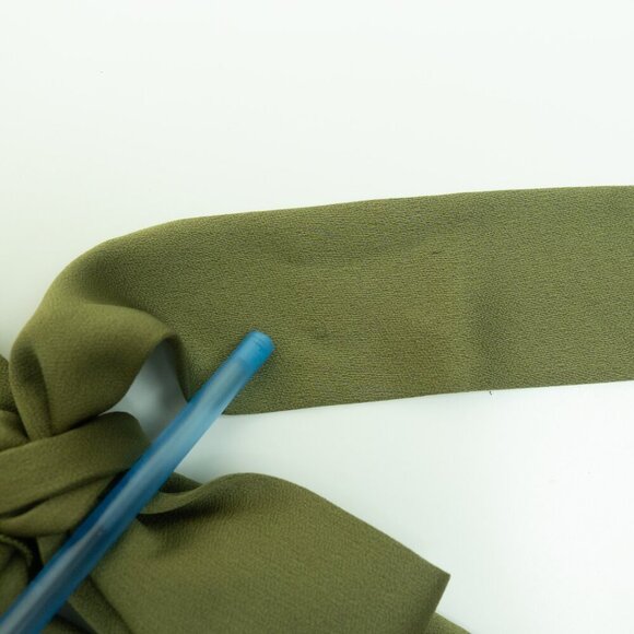 Ted Baker Gabie One Shoulder Drape Midi Dress Green Size 2 - Picture 13 of 16